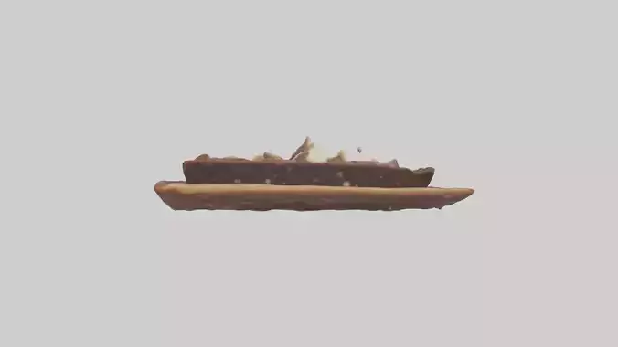 Brownie Model 1 Low-poly 3D model