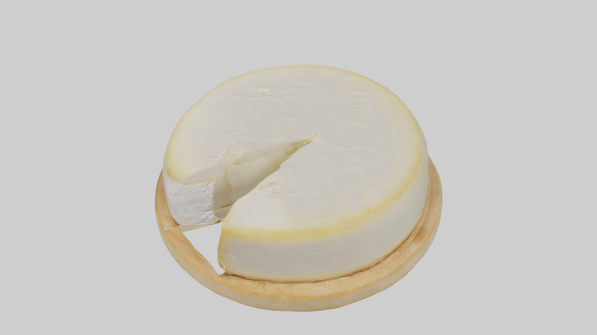 Briecheese Model 1 Low-poly 3D model_10