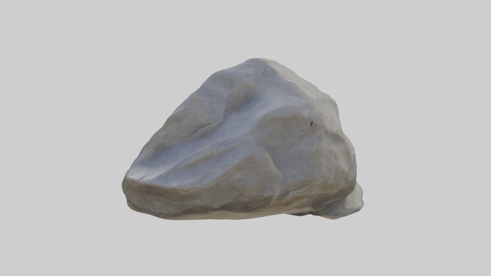 Boulder Model 1 Low-poly 3D model_4