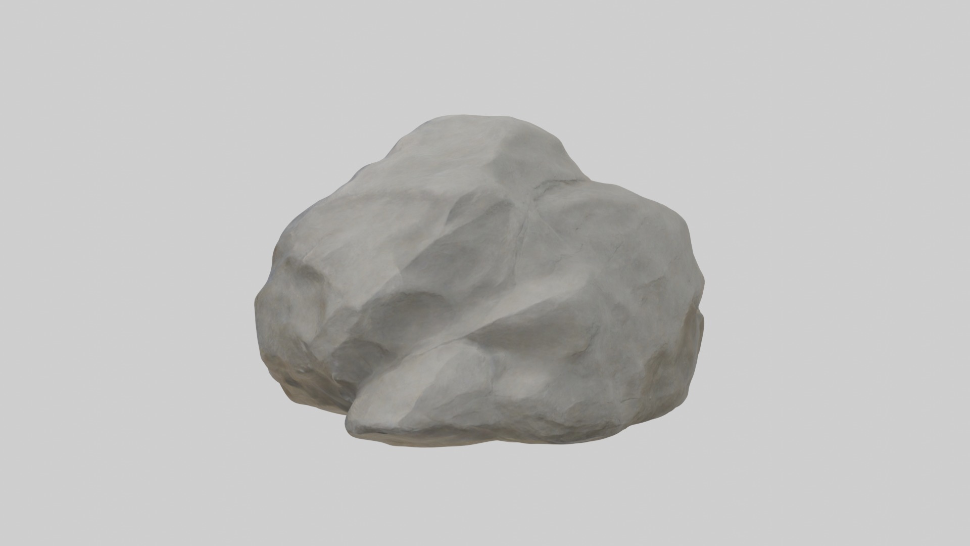 Boulder Model 1 Low-poly 3D model_1