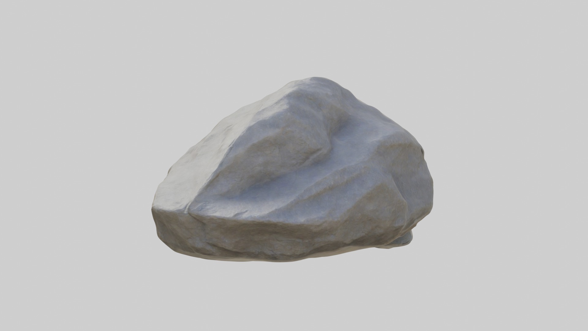 Boulder Model 1 Low-poly 3D model_3