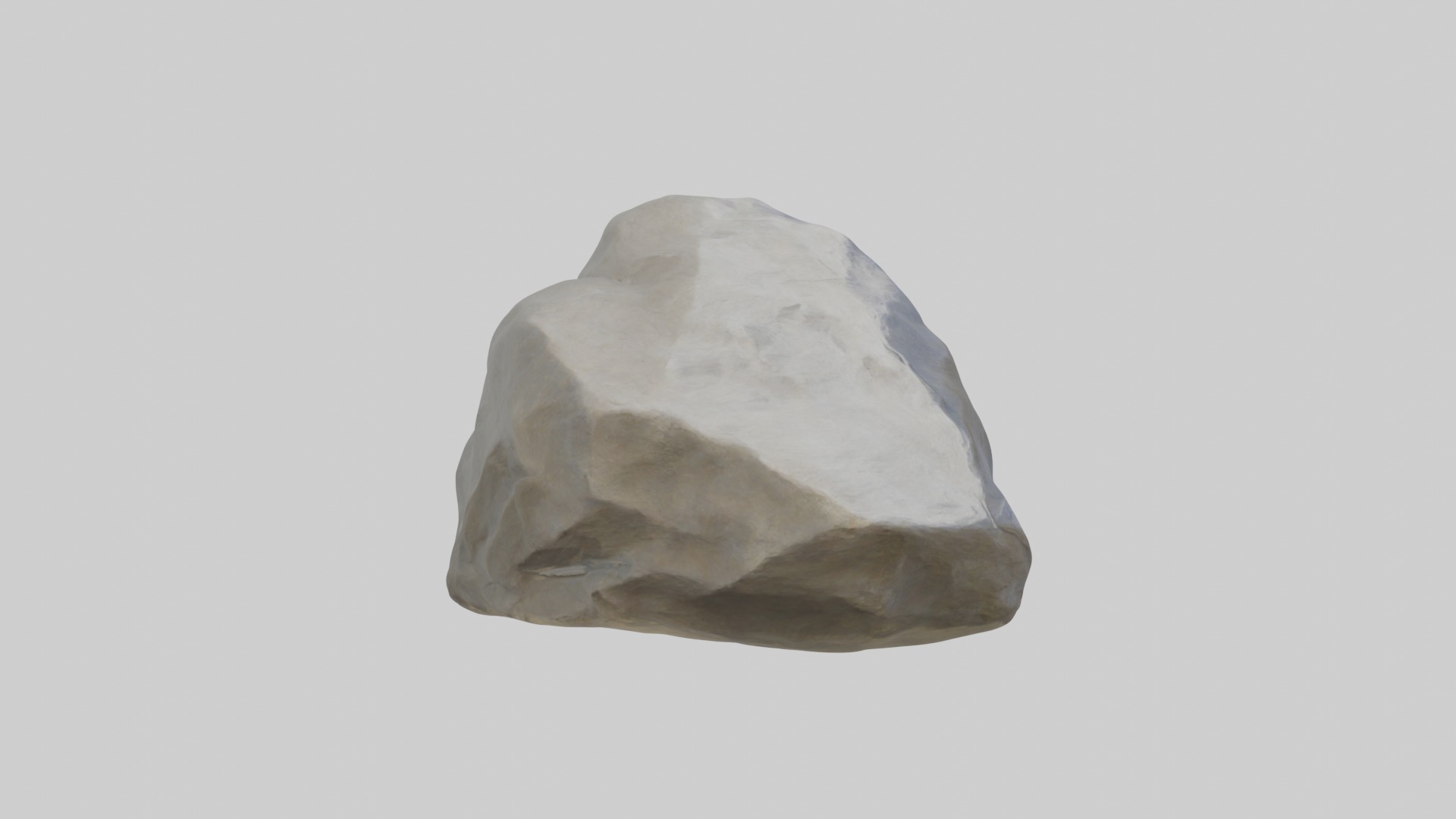 Boulder Model 1 Low-poly 3D model_7