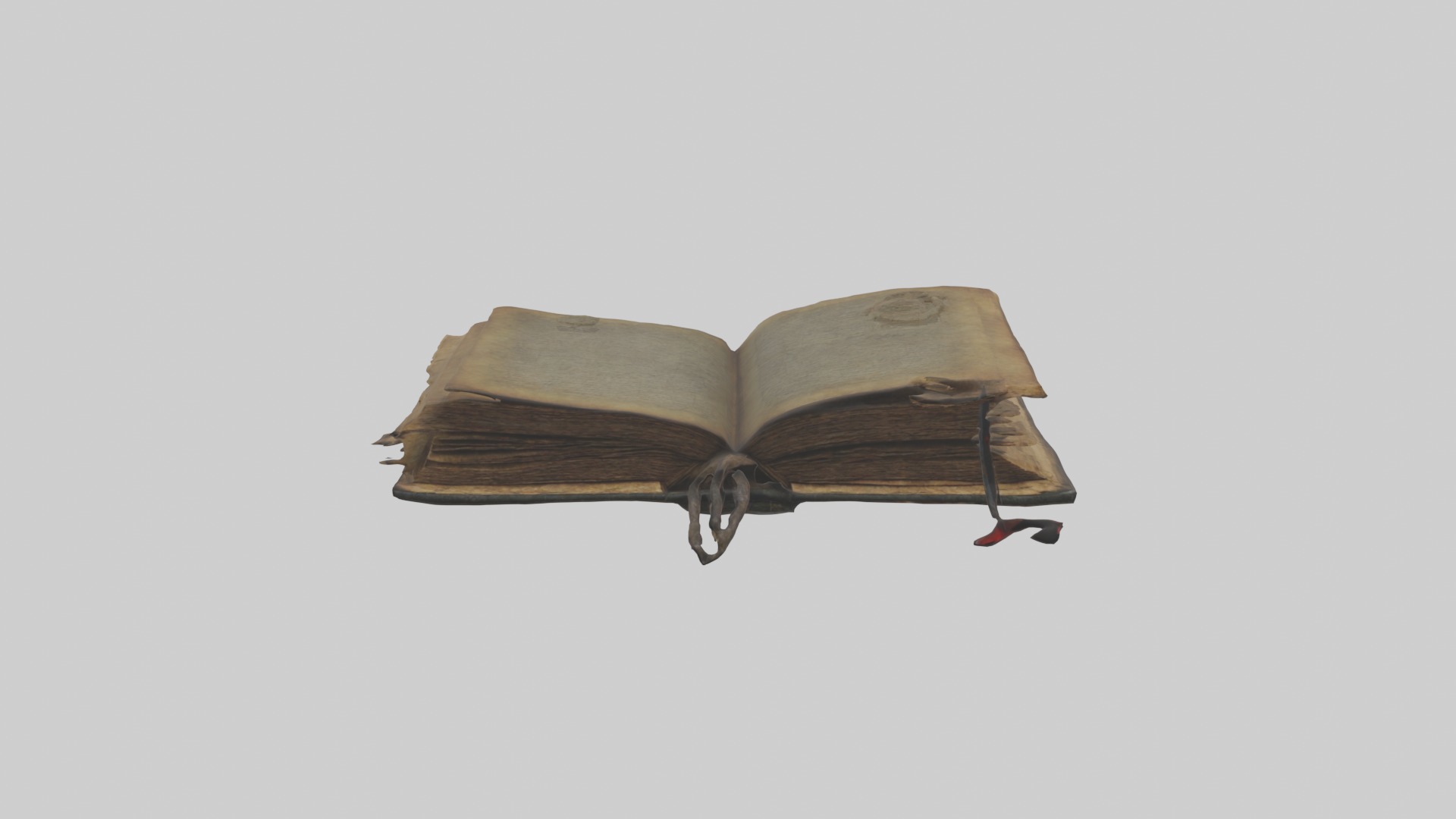 Bookoffate Model 1 Low-poly 3D model_3