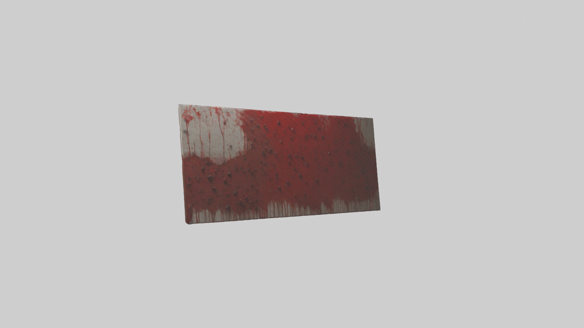 Bloodspatteredwall 1 Low-poly 3D model_2