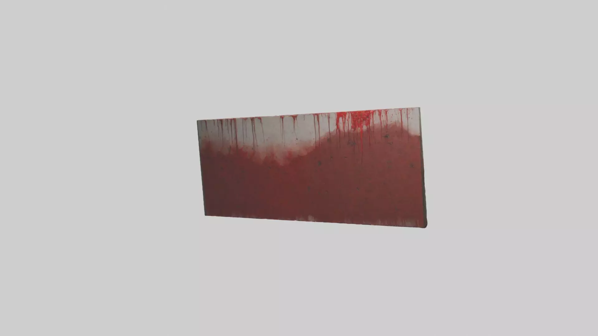 Bloodspatteredwall 1 Low-poly 3D model_0