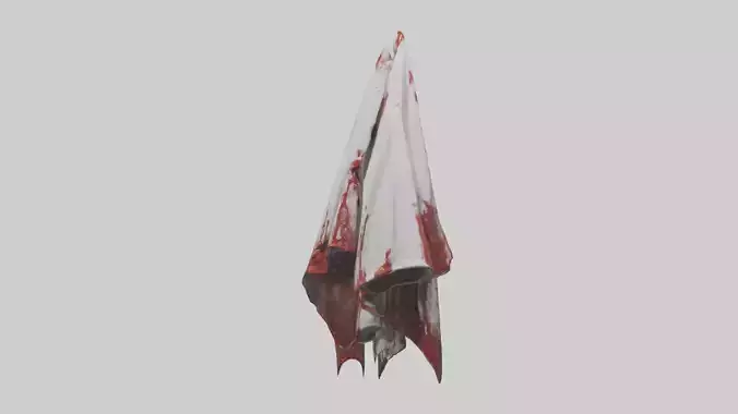 Bloodsoakedtowelmo 1 Low-poly 3D model