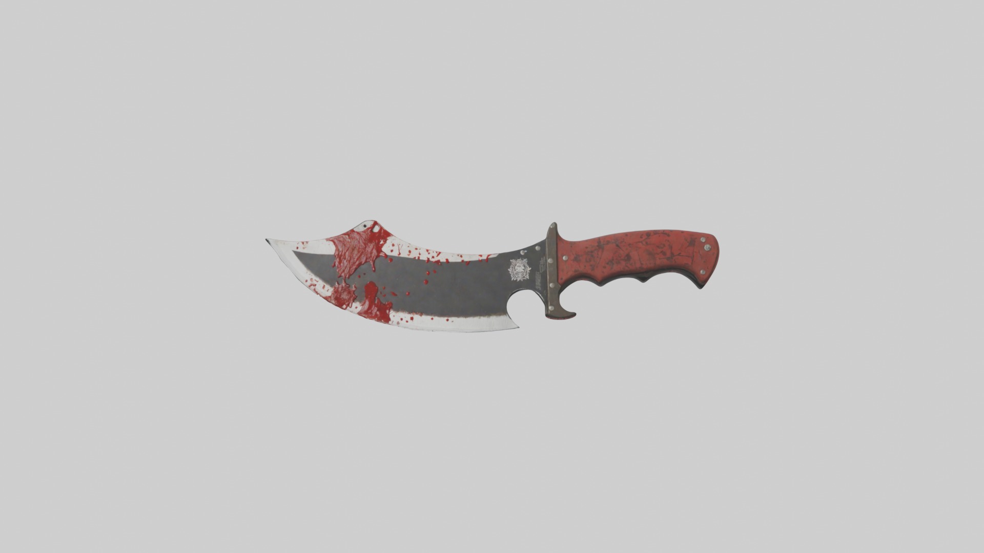 Bloodcoveredmachete 1 Low-poly 3D model_3