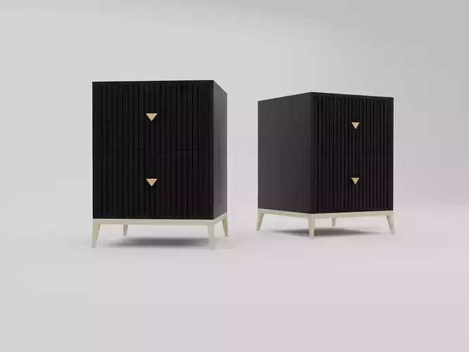 Nightstand Bedside Table 3D model 3D model