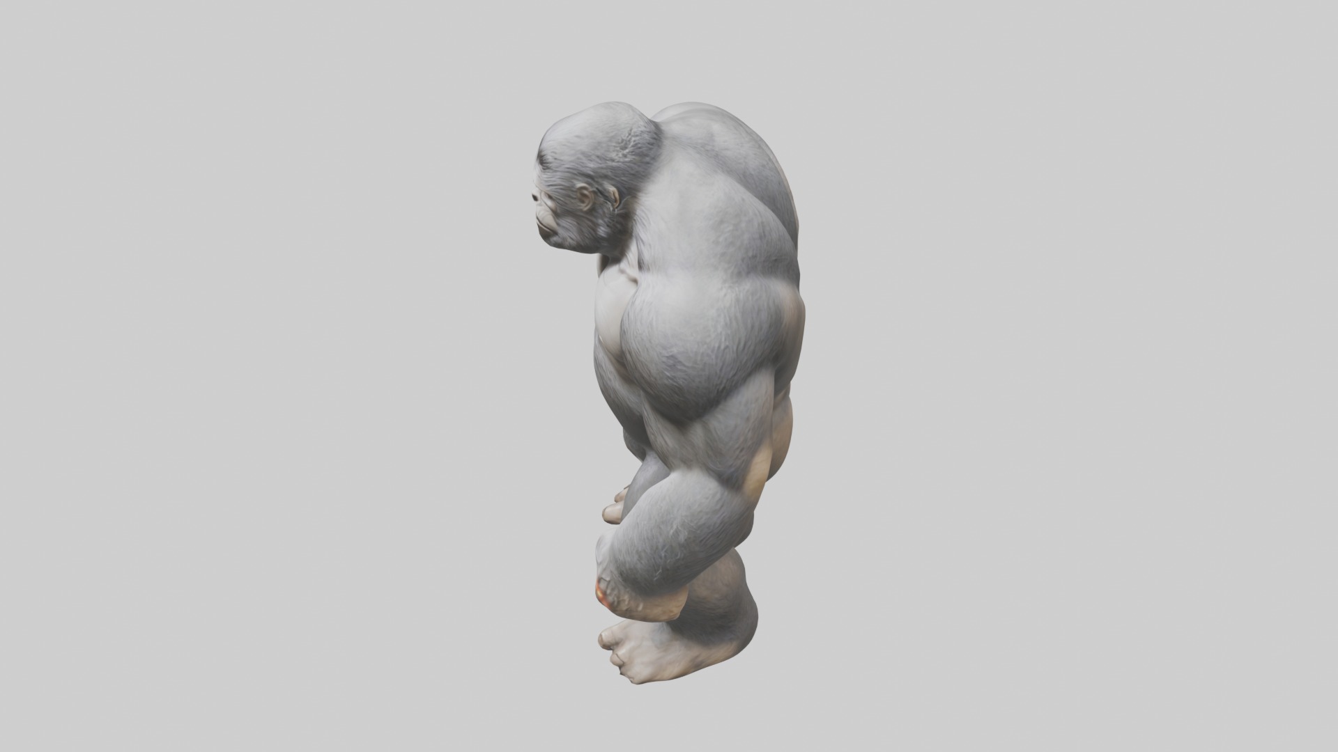Bigfoot Model 1 Low-poly 3D model_11