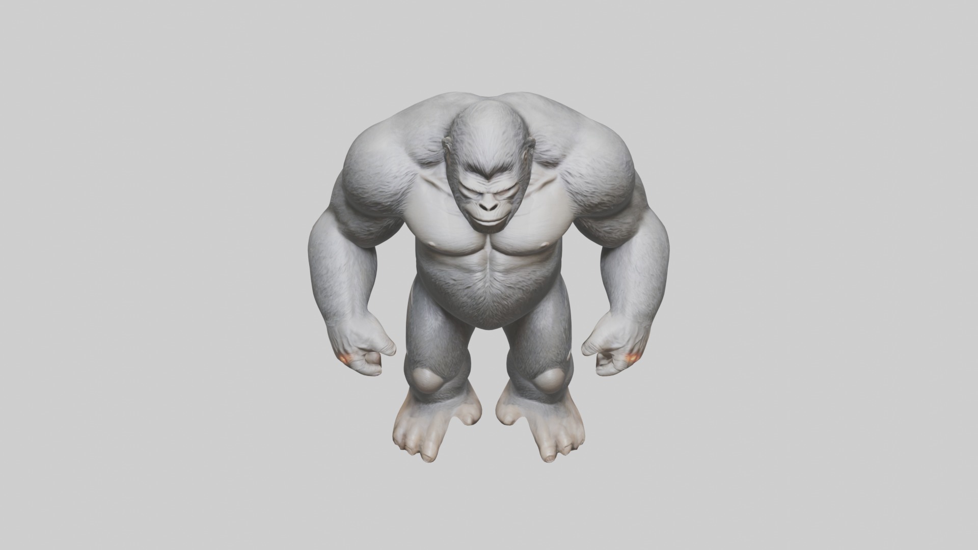Bigfoot Model 1 Low-poly 3D model_10