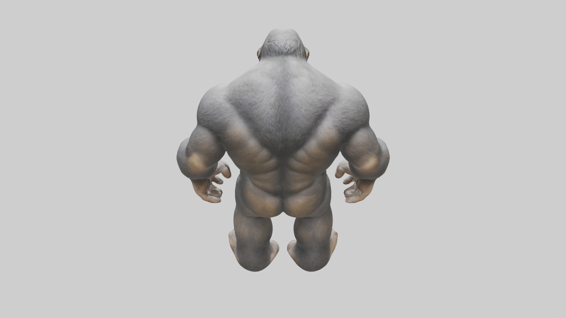 Bigfoot Model 1 Low-poly 3D model_9