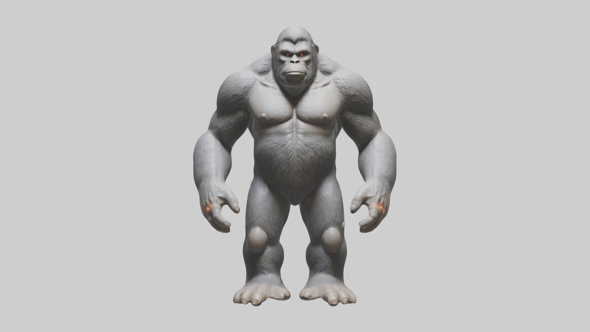 Bigfoot Model 1 Low-poly 3D model_1