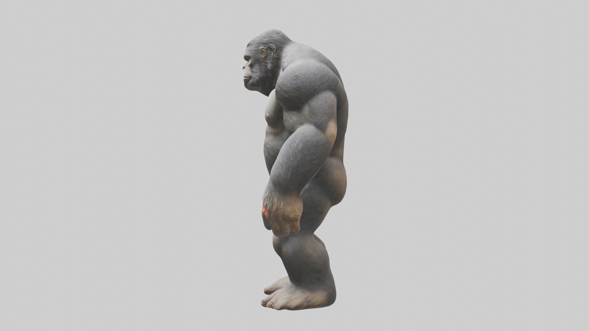 Bigfoot Model 1 Low-poly 3D model_6