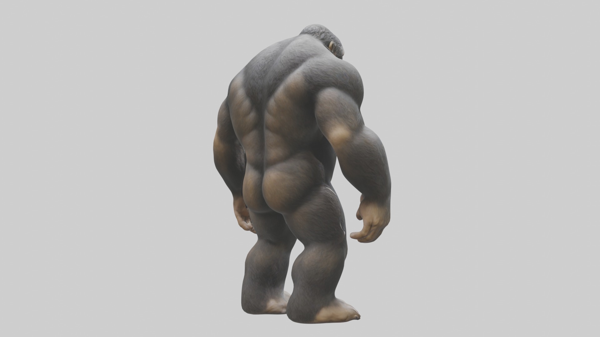 Bigfoot Model 1 Low-poly 3D model_4