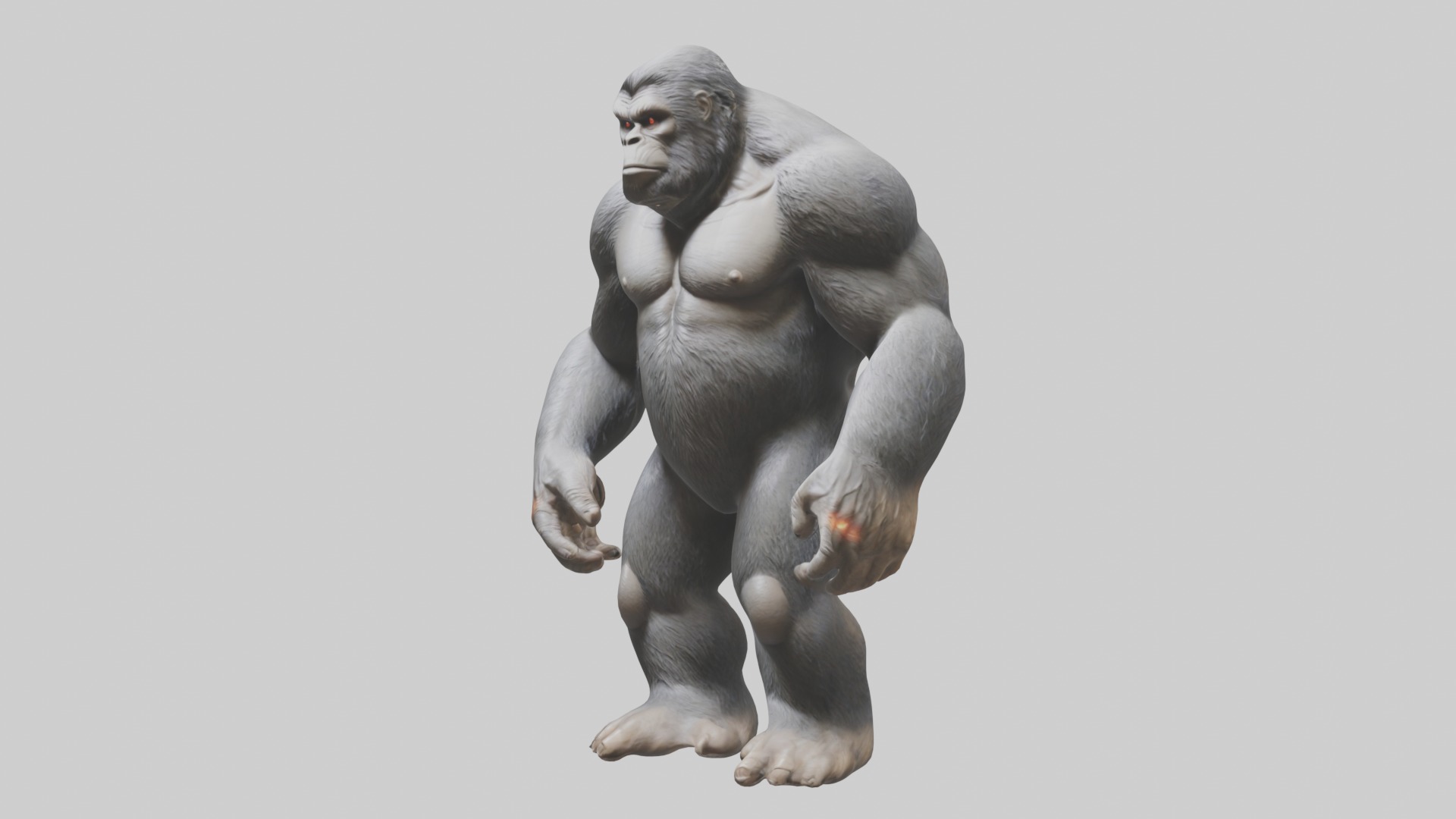 Bigfoot Model 1 Low-poly 3D model_5