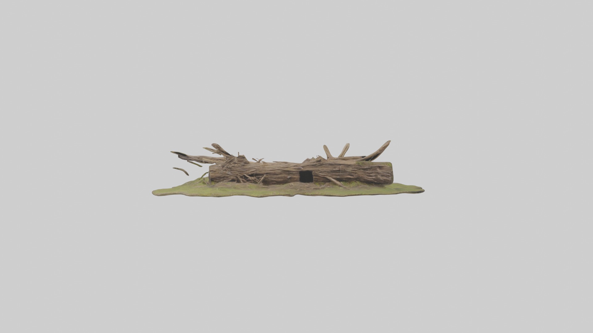 Beaverdam Model 1 Low-poly 3D model_3