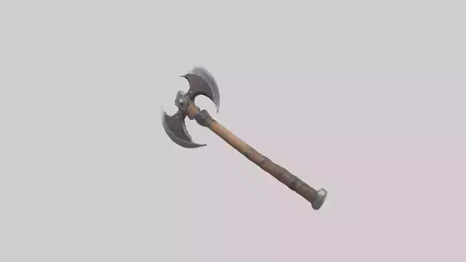 Battleaxe Model 1 Low-poly 3D model