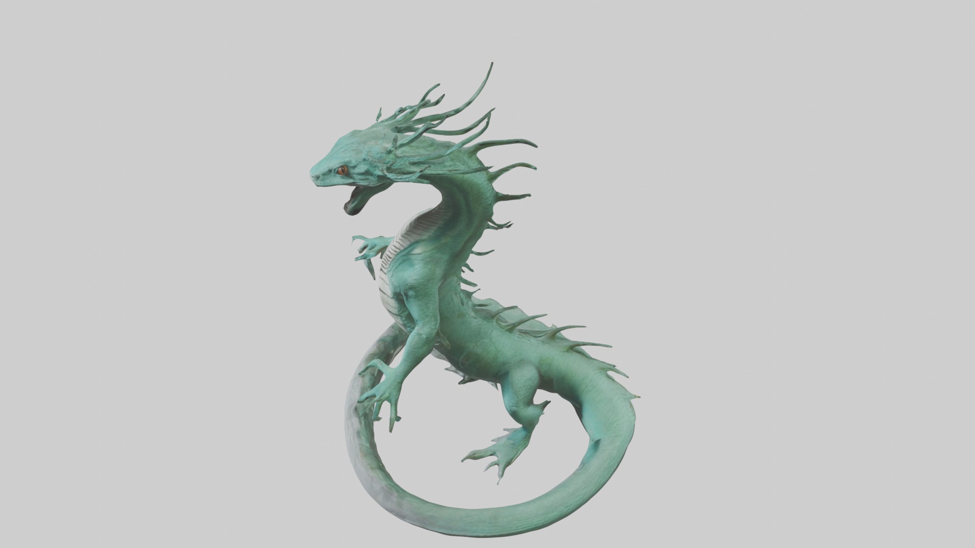 Basilisk Model 1 Low-poly 3D model_11