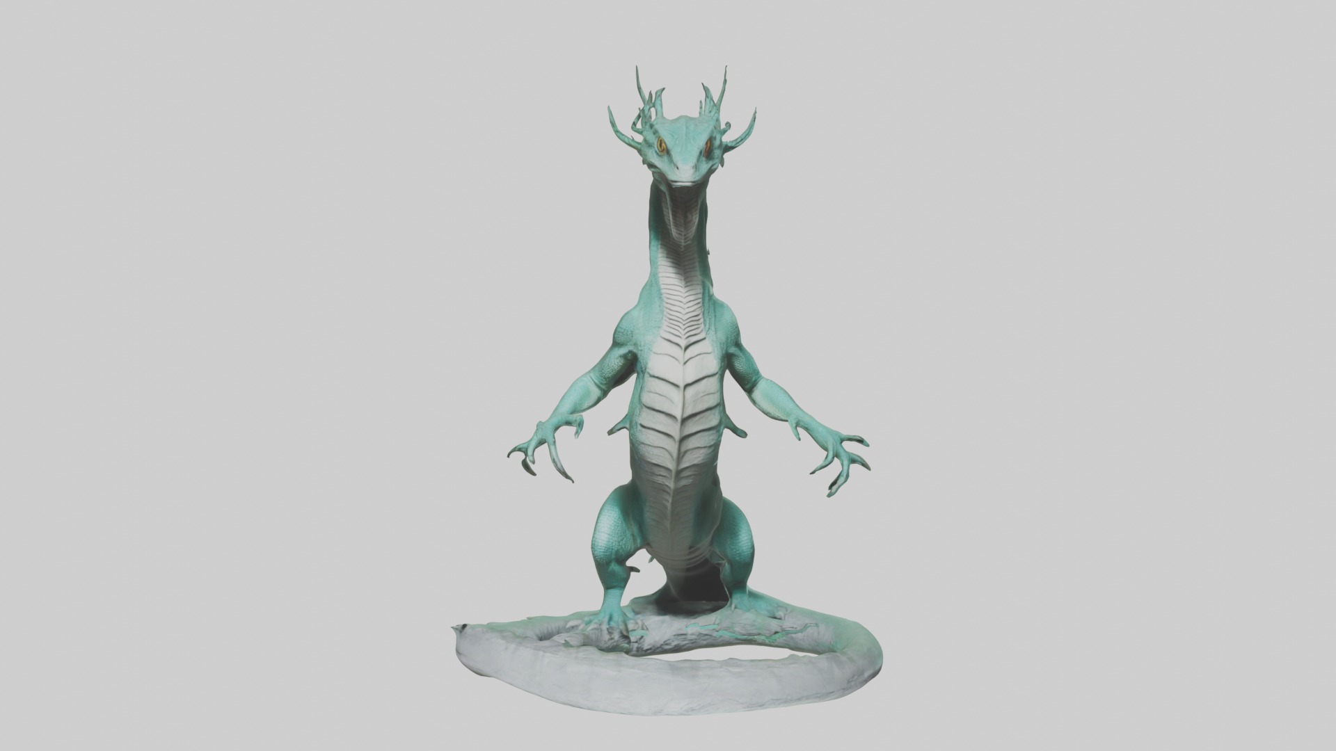 Basilisk Model 1 Low-poly 3D model_1