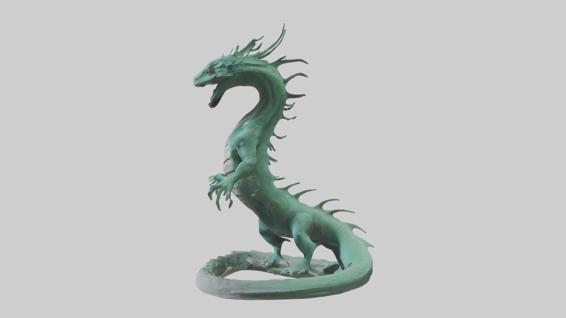 Basilisk Model 1 Low-poly 3D model_7