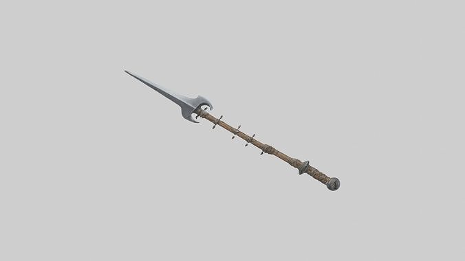 Barbedspear Model 1 Low-poly 3D model