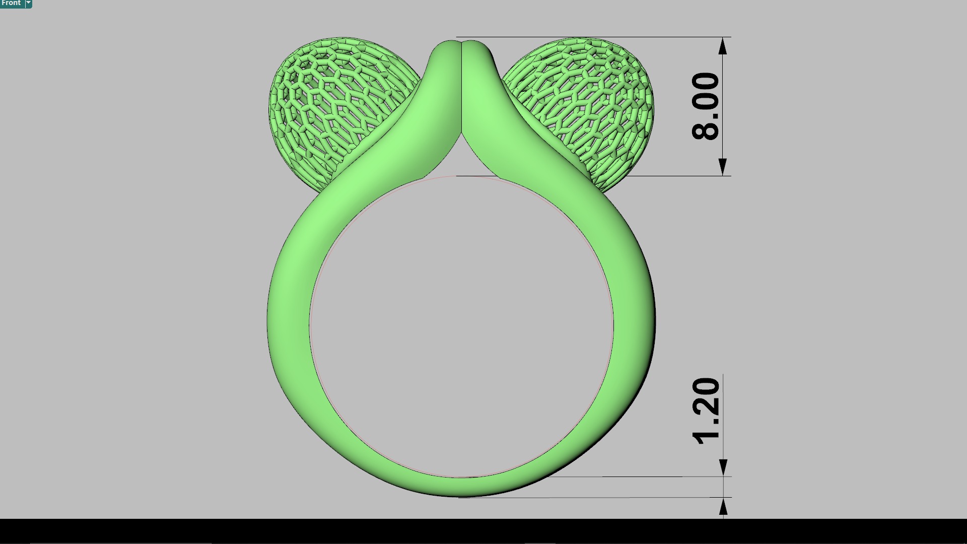 Golden Elegance 3D print model_3