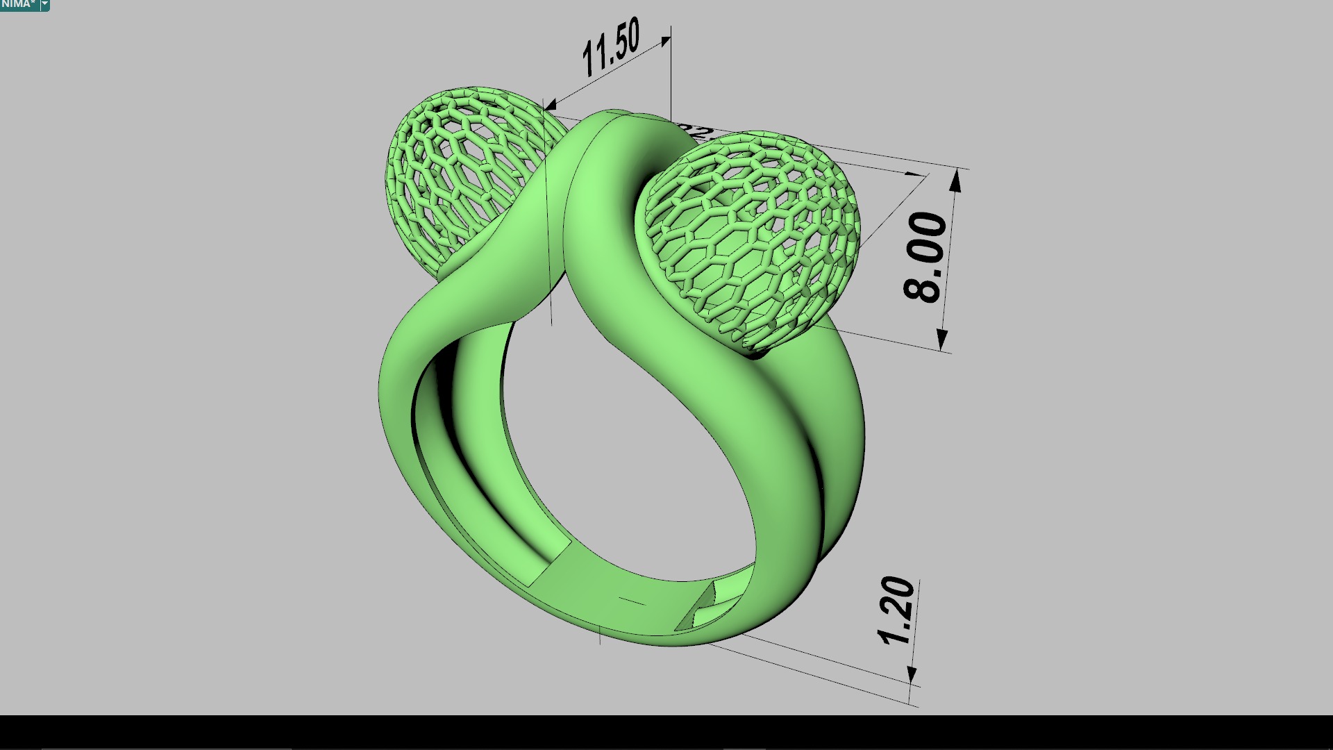 Golden Elegance 3D print model_5