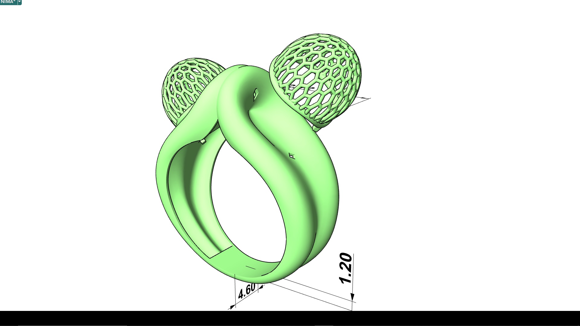 Golden Elegance 3D print model_7