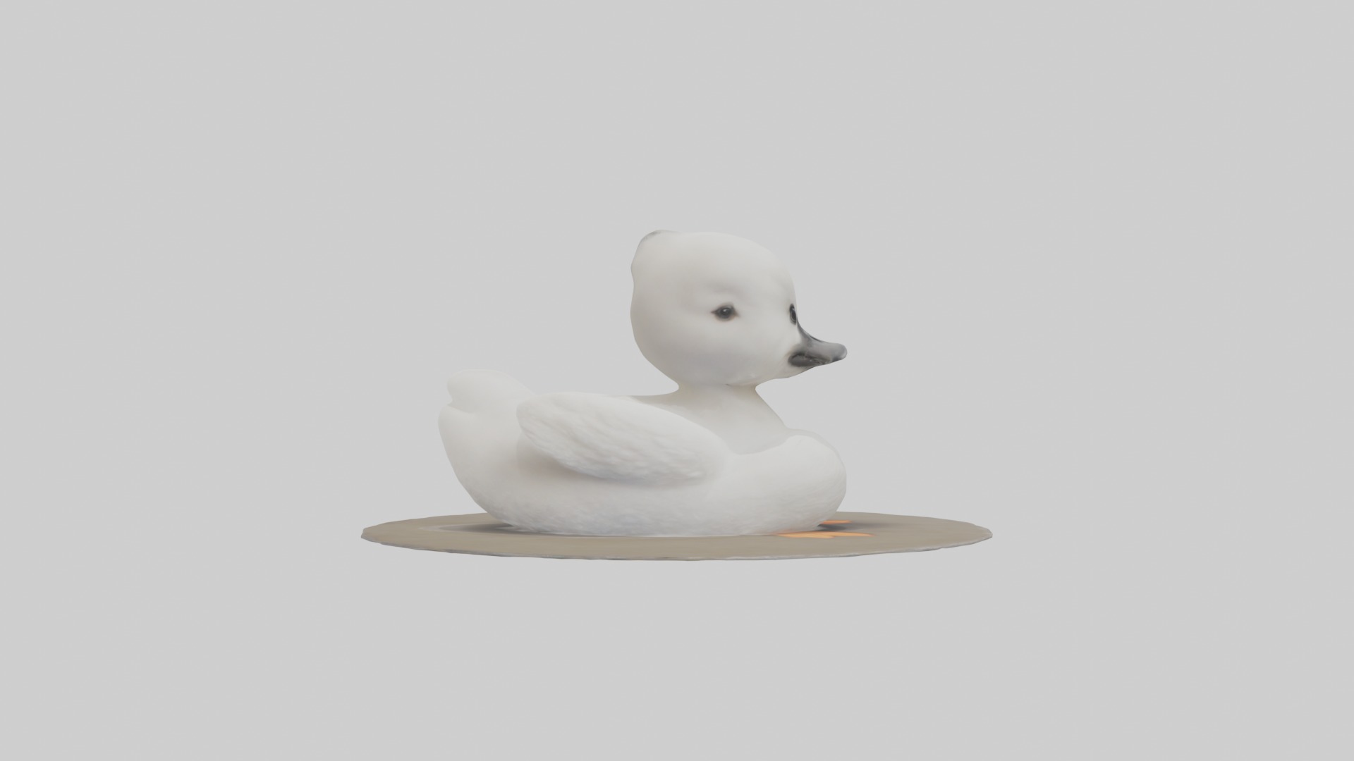 Babyswan Model 1 Low-poly 3D model_7