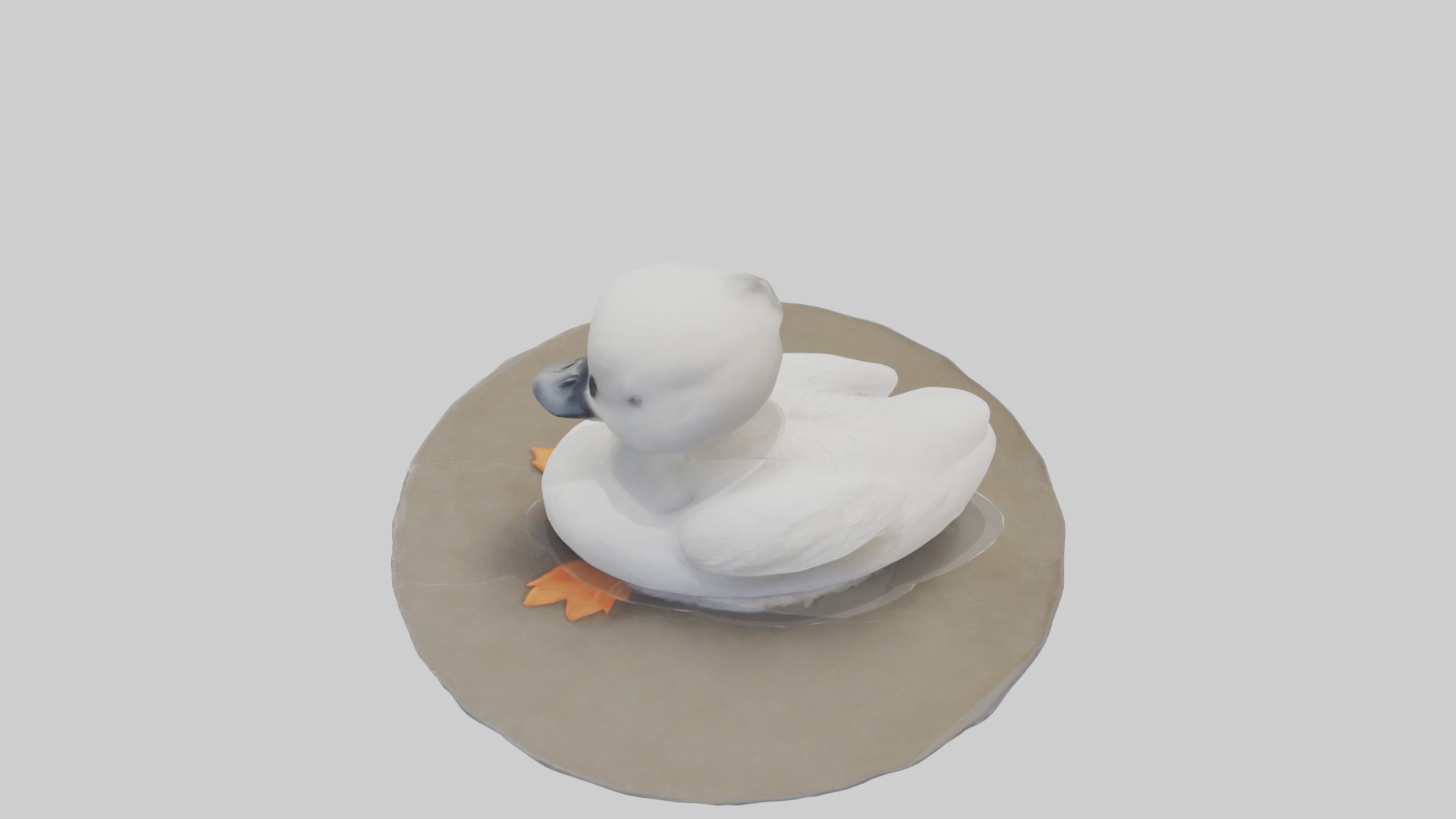Babyswan Model 1 Low-poly 3D model_11