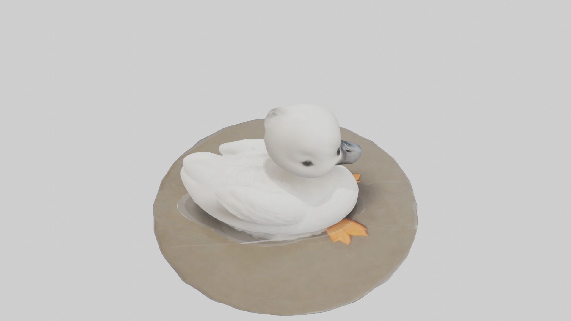 Babyswan Model 1 Low-poly 3D model_12