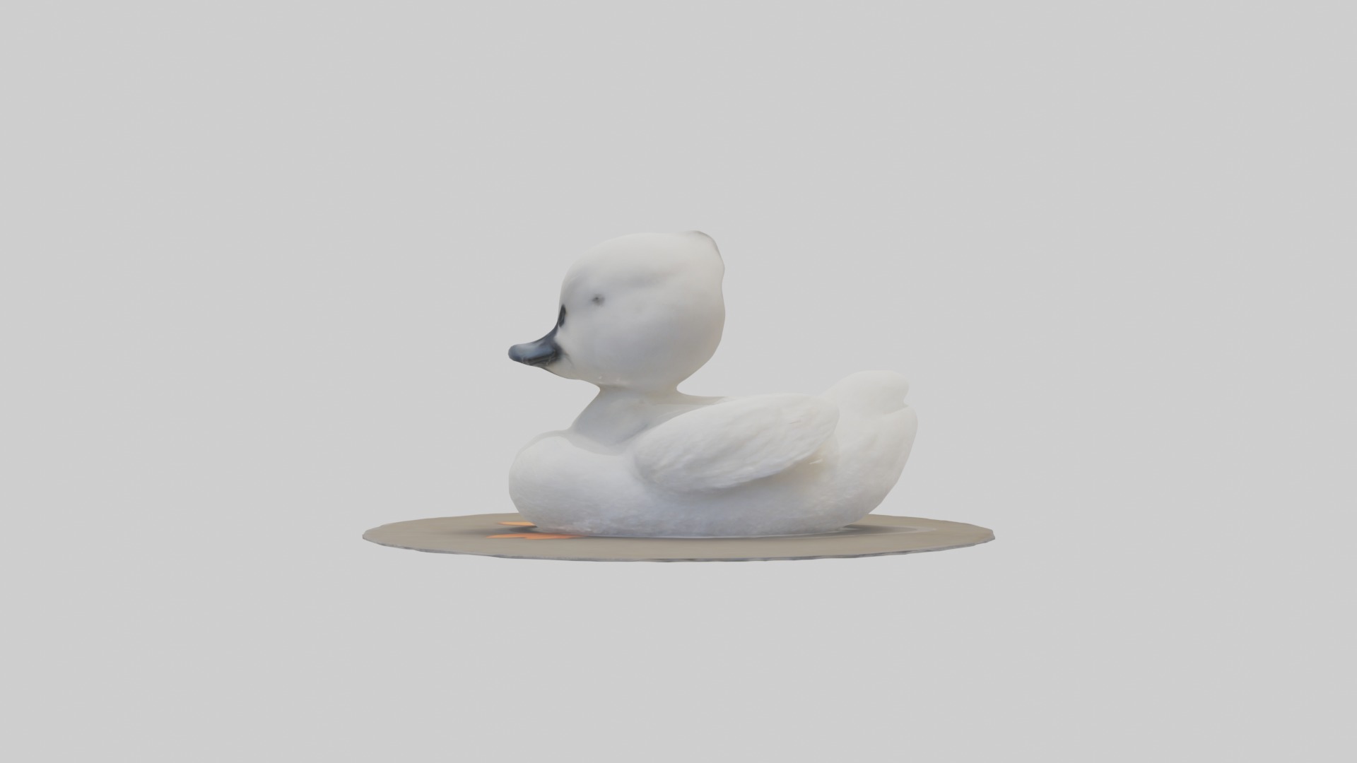Babyswan Model 1 Low-poly 3D model_6