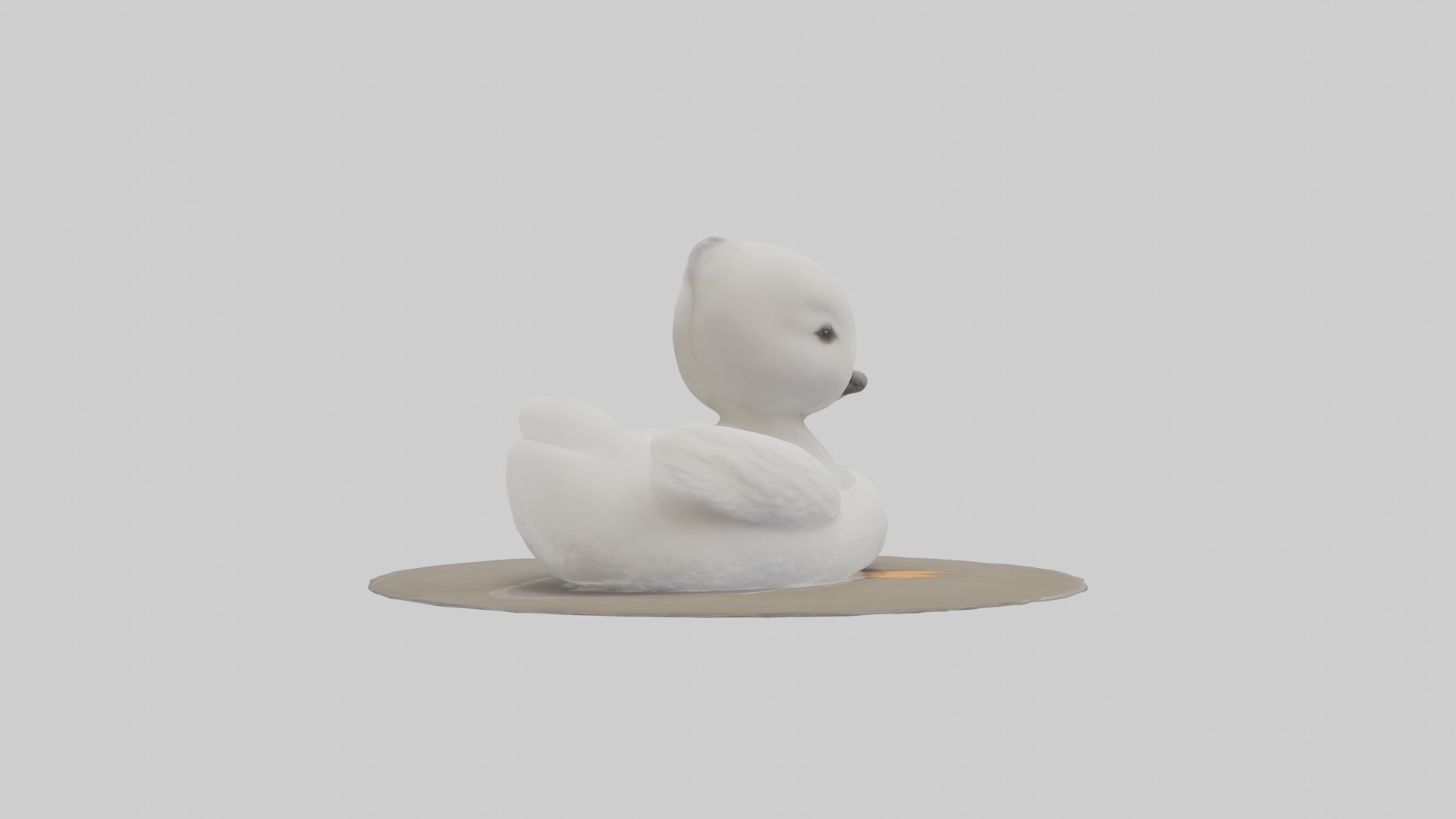 Babyswan Model 1 Low-poly 3D model_3