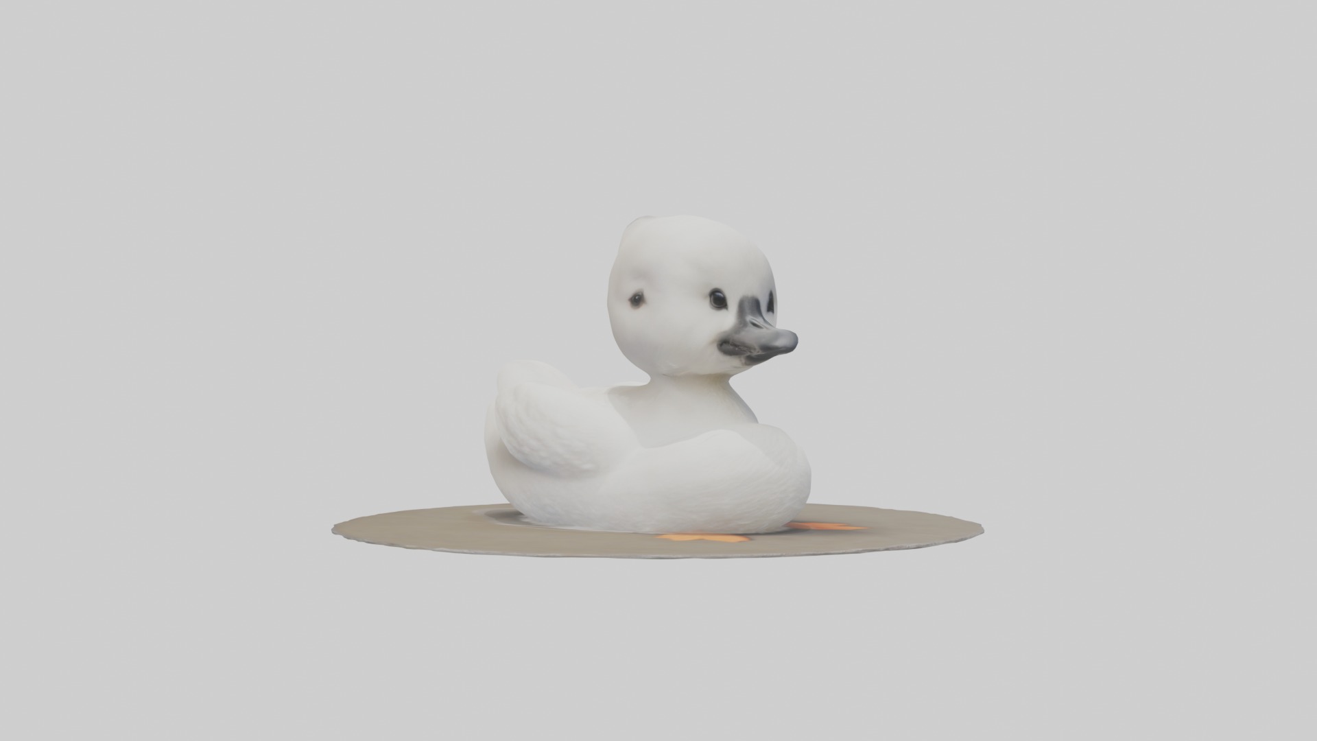 Babyswan Model 1 Low-poly 3D model_5