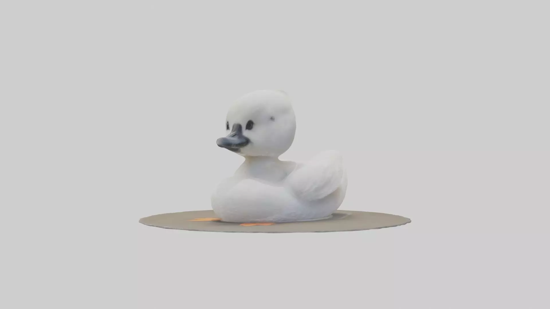 Babyswan Model 1 Low-poly 3D model_0