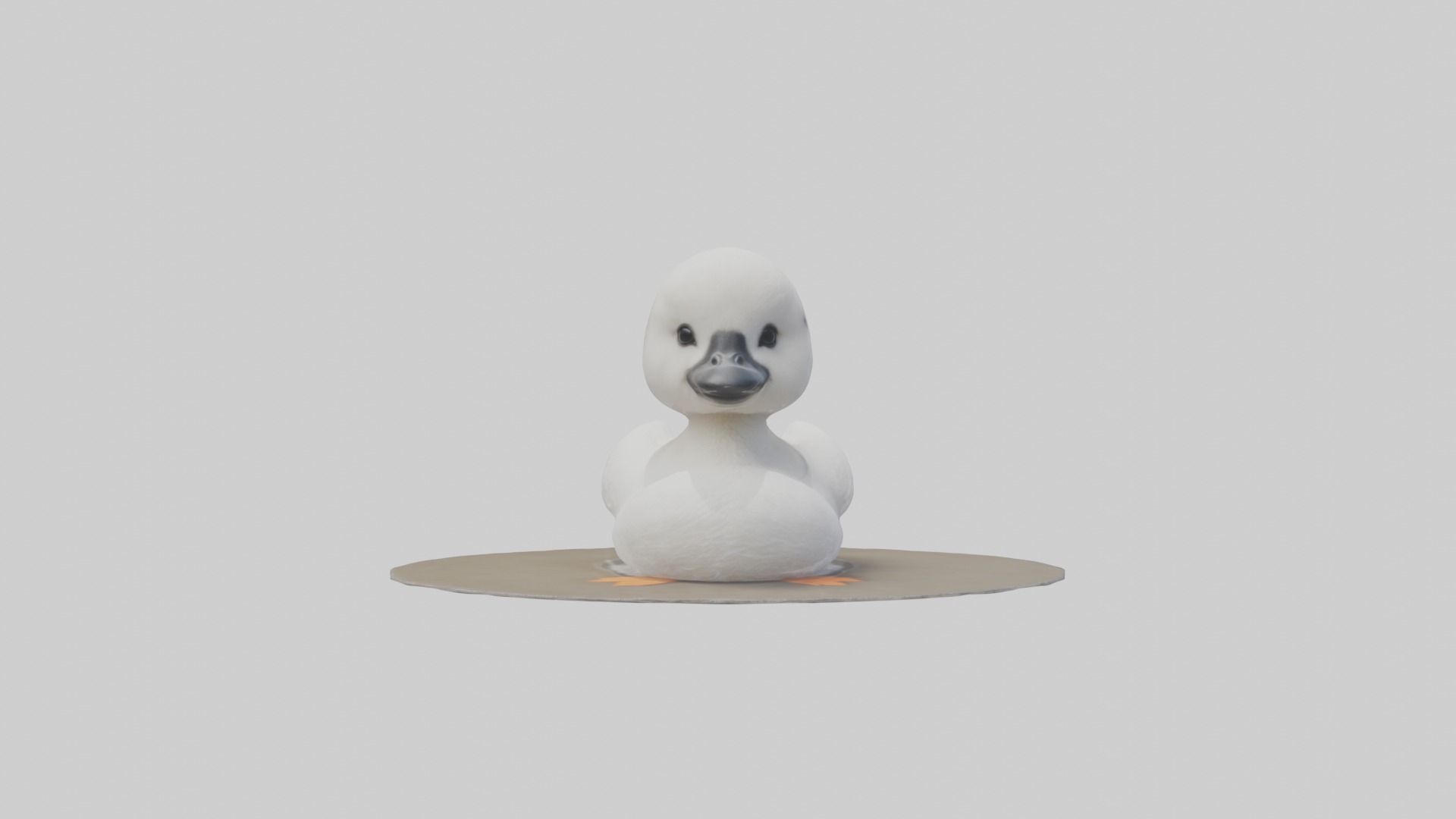 Babyswan Model 1 Low-poly 3D model_4