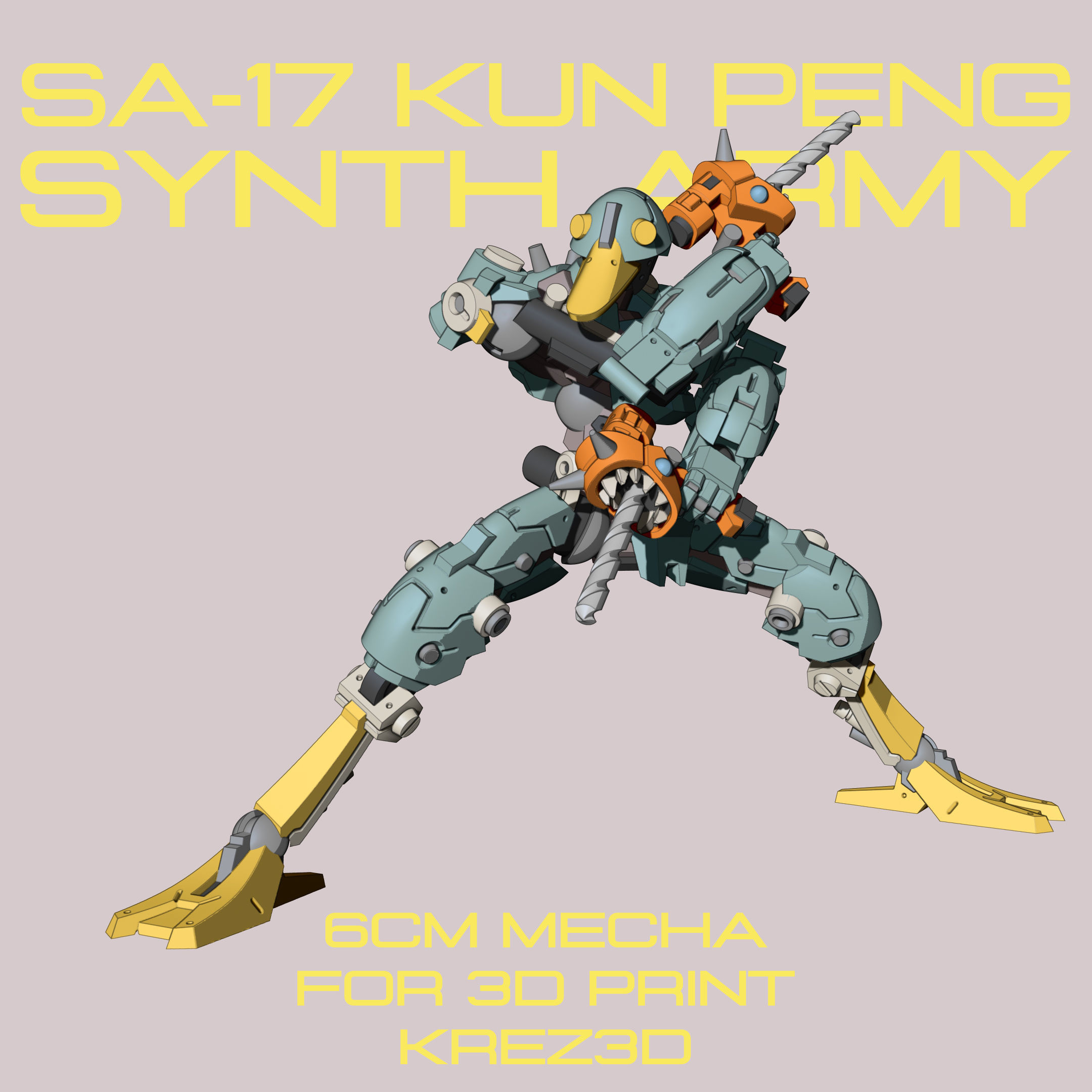 SA-17 Kun Peng 3D print model_4