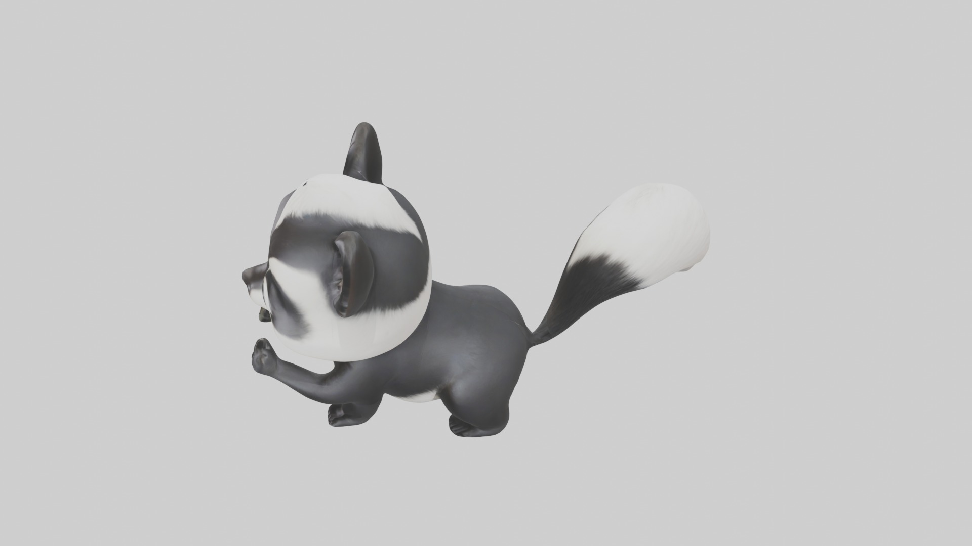 Babyskunk Model 1 Low-poly 3D model_11