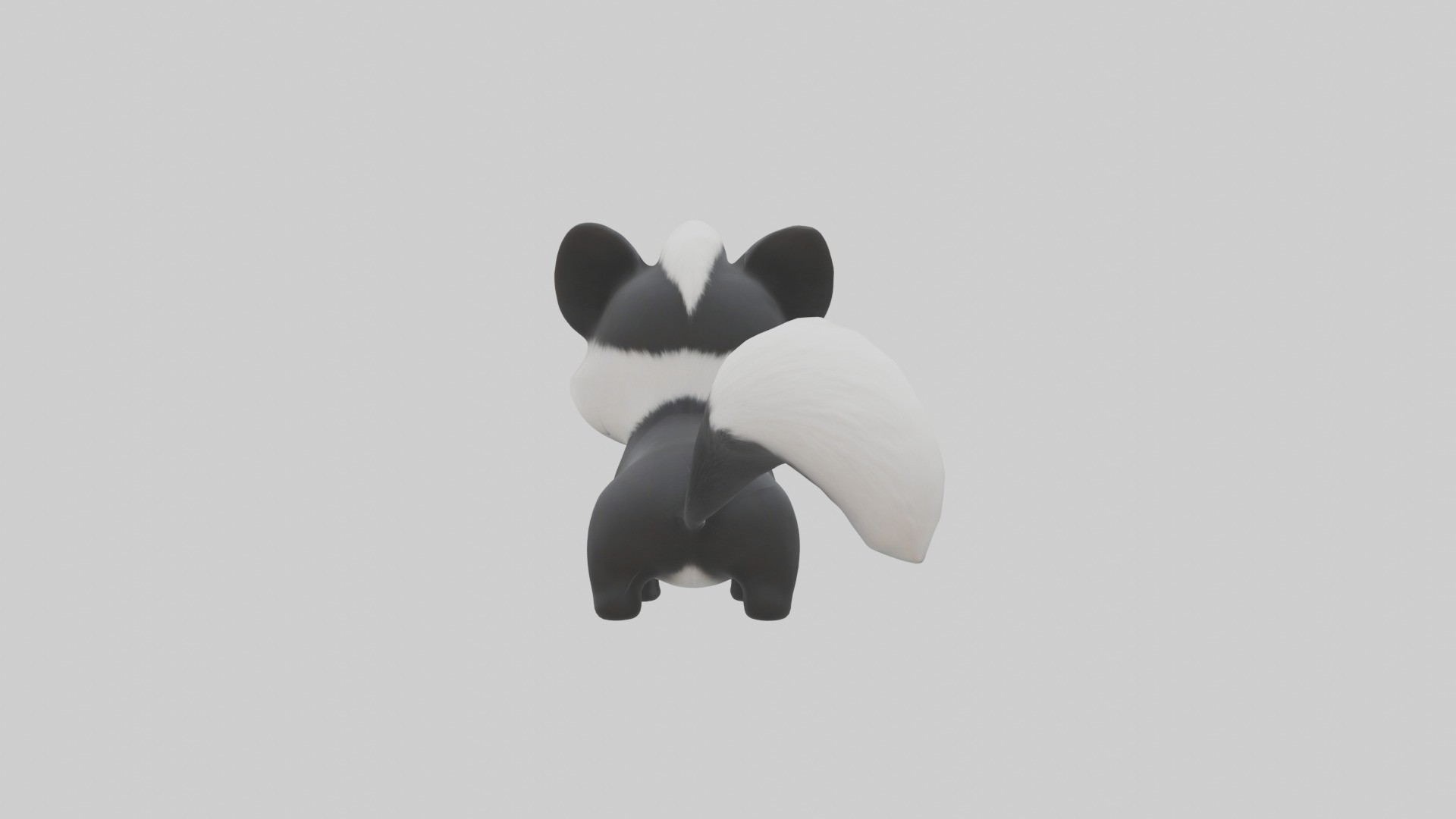 Babyskunk Model 1 Low-poly 3D model_1