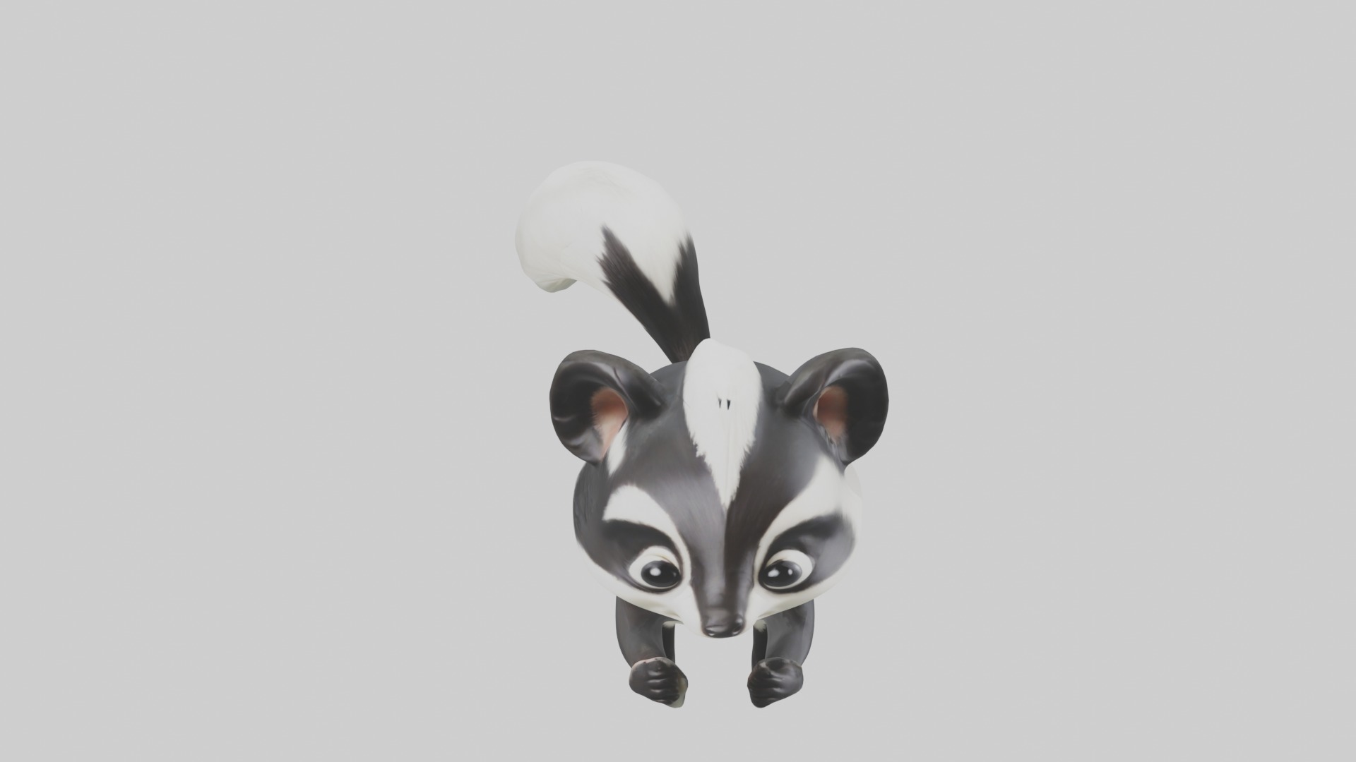 Babyskunk Model 1 Low-poly 3D model_10