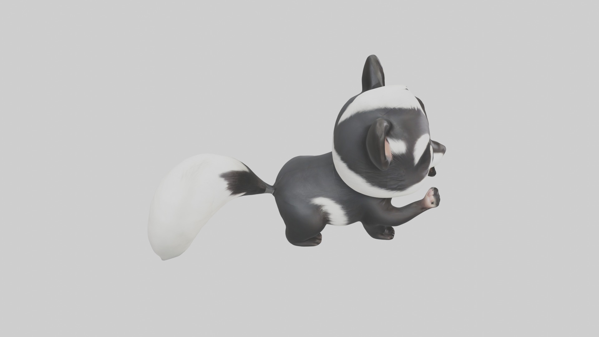 Babyskunk Model 1 Low-poly 3D model_12