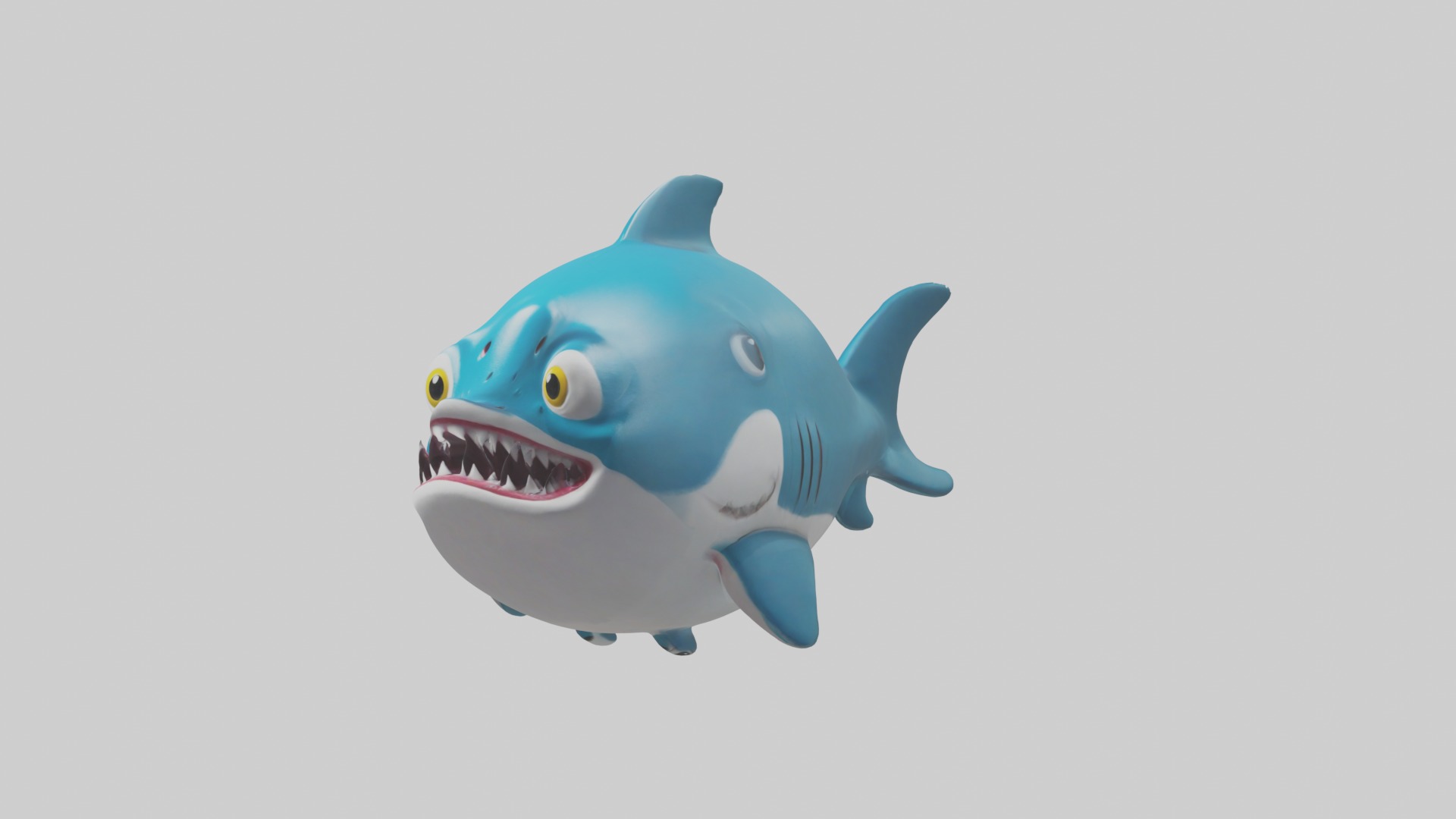 Babyshark Model 1 Low-poly 3D model_5