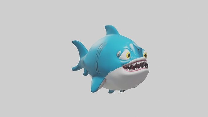Babyshark Model 1 Low-poly 3D model