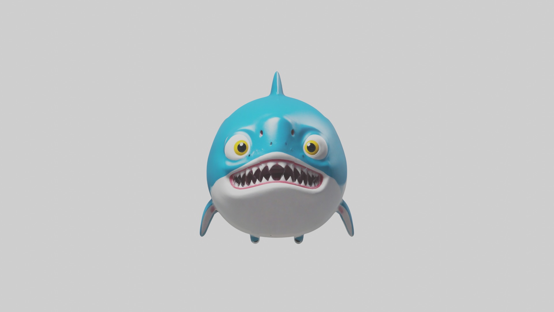 Babyshark Model 1 Low-poly 3D model_4