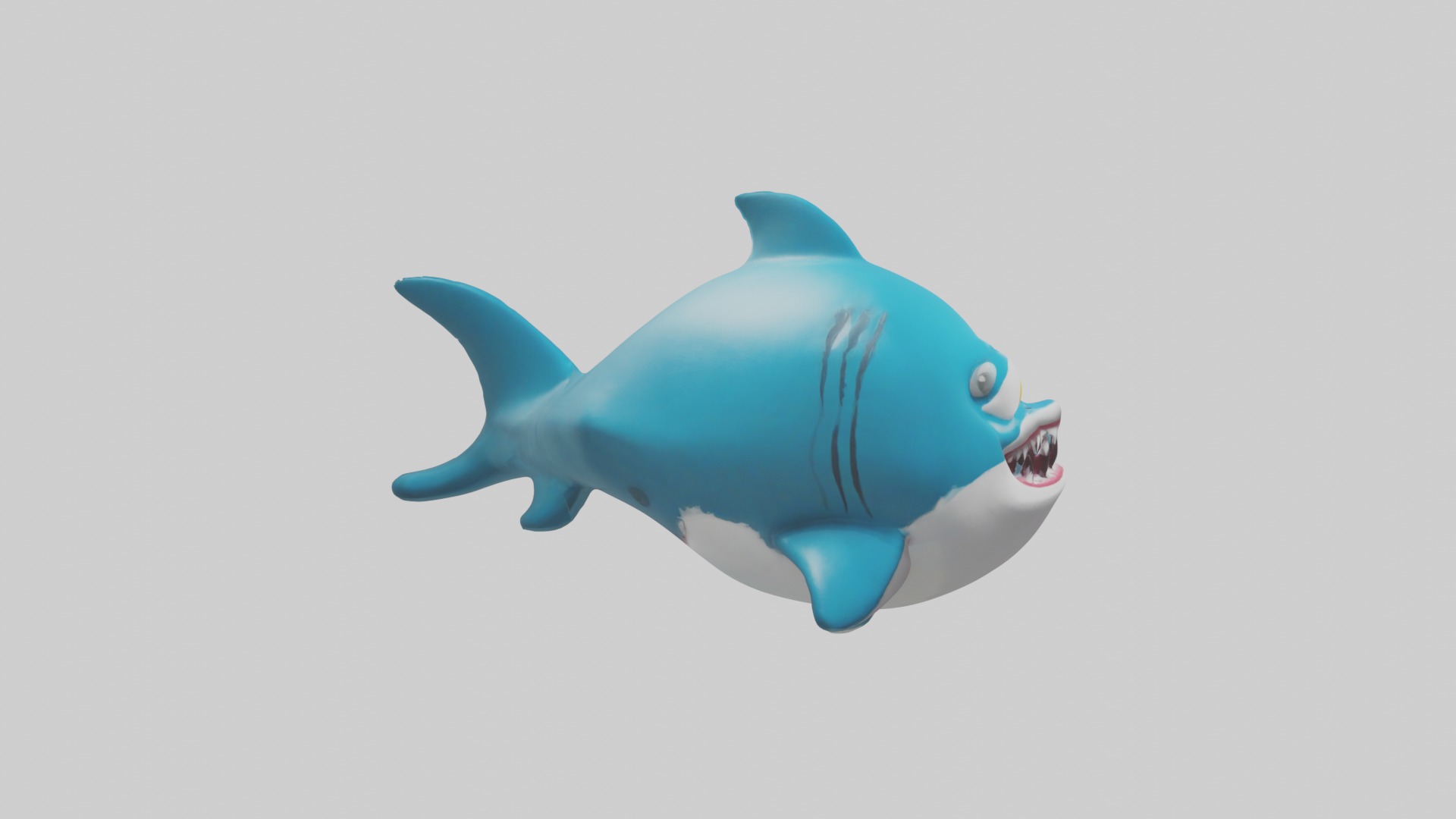 Babyshark Model 1 Low-poly 3D model_7