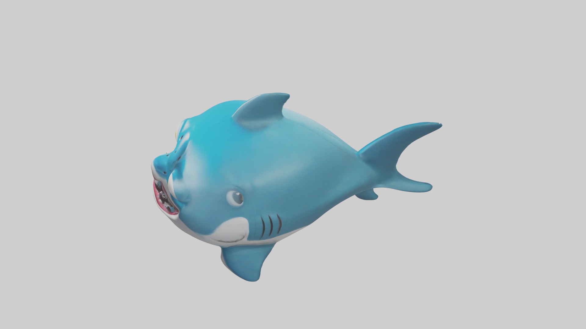 Babyshark Model 1 Low-poly 3D model_11