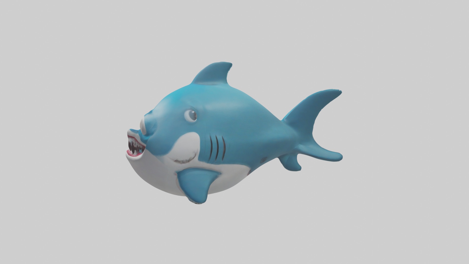 Babyshark Model 1 Low-poly 3D model_6