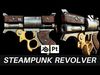 Steampunk Revolver - Tutorial Included Low-poly 3D model_2