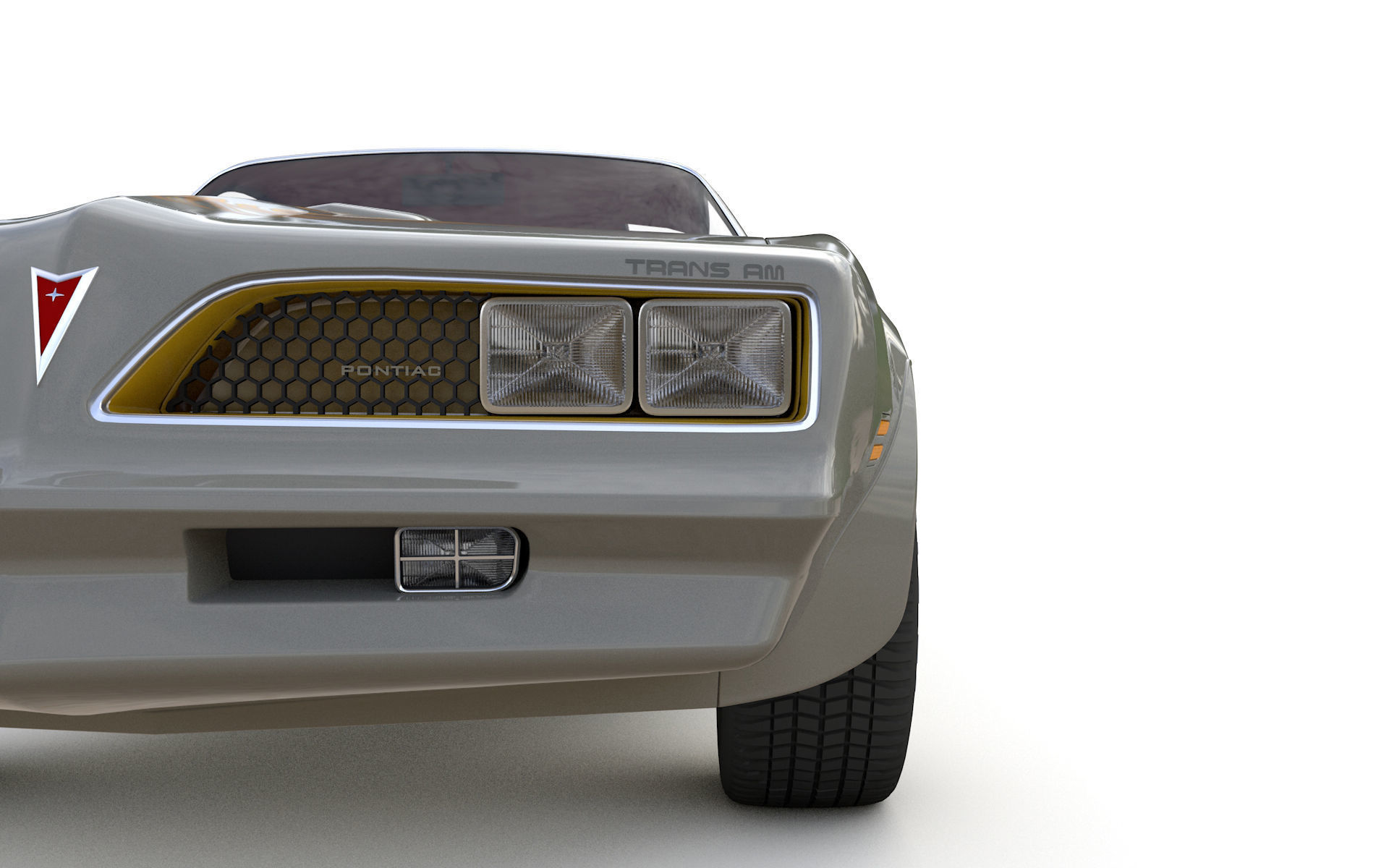 Pontiac Firebird Trans Am Type K 1977 3D model_13