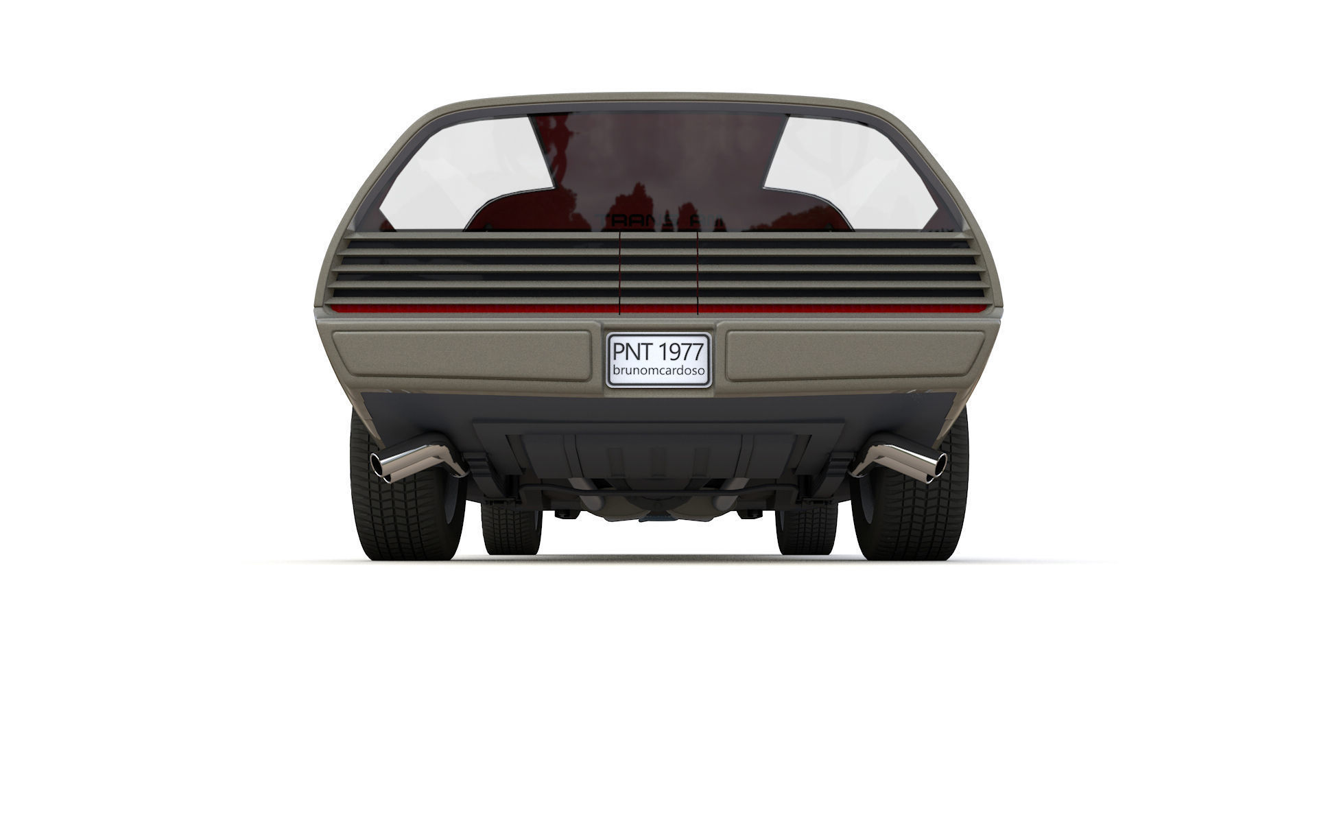 Pontiac Firebird Trans Am Type K 1977 3D model_26